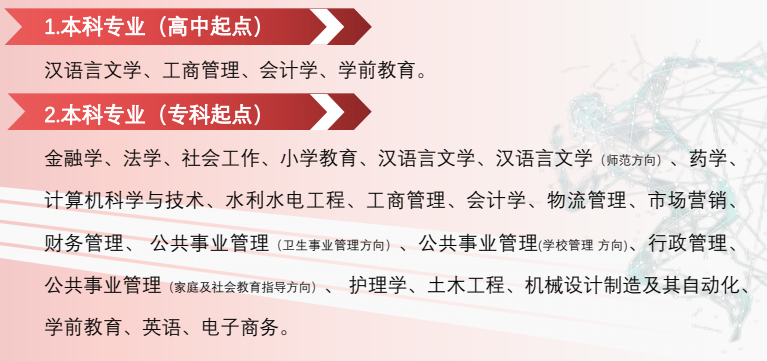 遼寧開放大學(xué)2022年春季招生專業(yè)有哪些